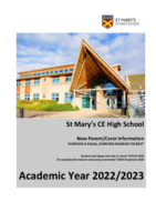 Year 7 Transition Booklet 2022/2023