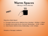 Warm Spaces Flyer November 22