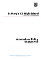 2025/2026 SMHS Determined Admissions Policy