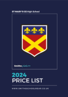 Smiths Schoolwear – St Mary’s Price List 2024
