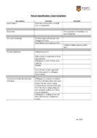 Exam Inv Person Specification Jan 2026