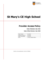 Provider Access Policy July 2026
