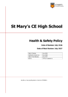 Health and Safety Policy 2026-2027